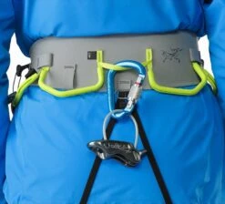 Arcteryx AR-385a Women's Rock Climbing Harness -Climbing Equipment AR 385a Harness Women s Pegasus Back View Detail